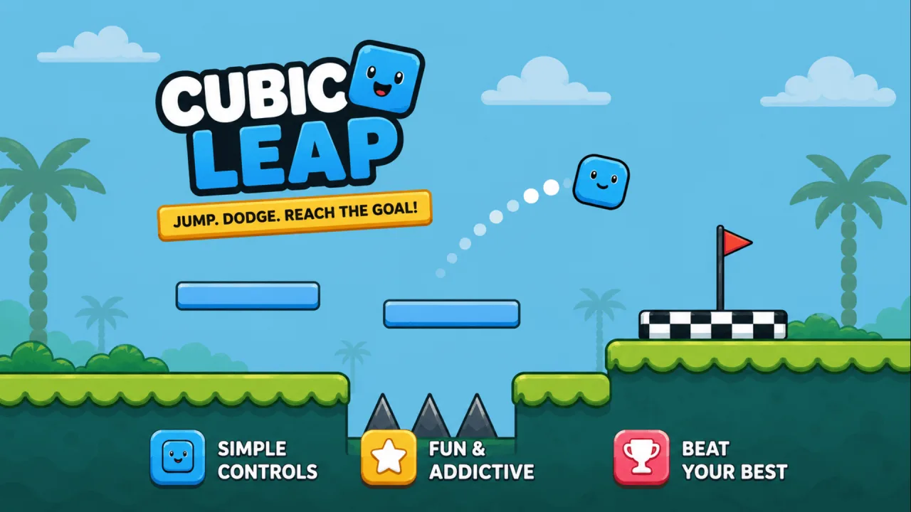 Cube Leap: Cubic Jump gameplay artwork